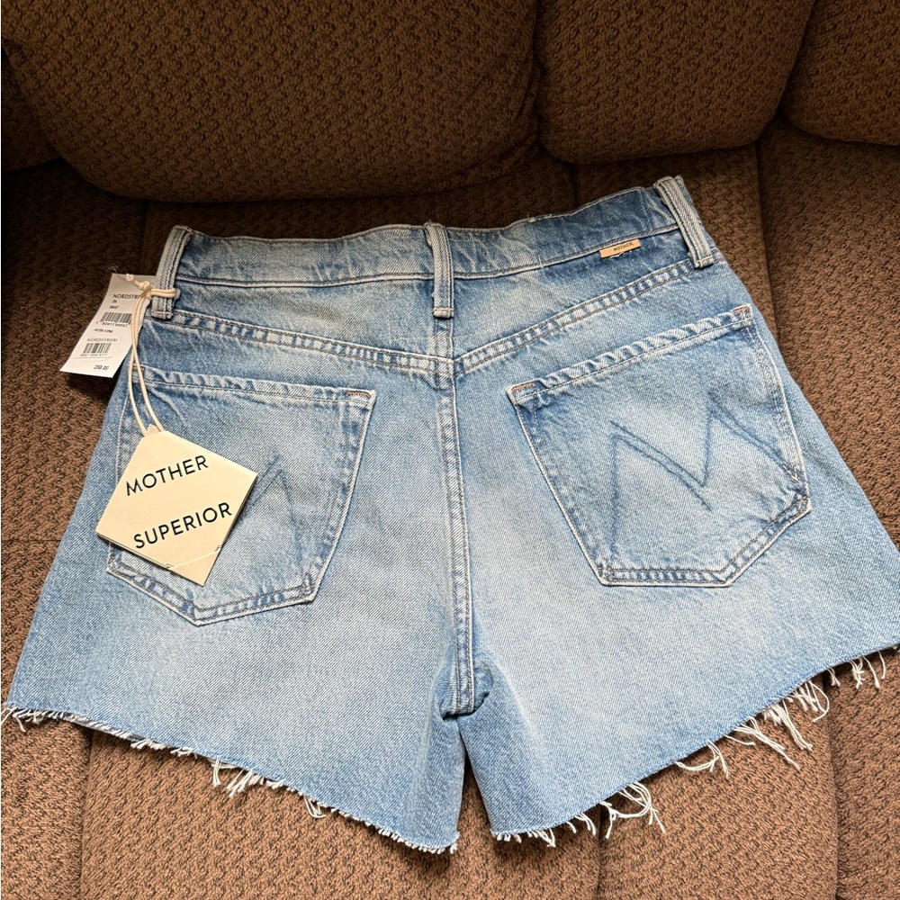 MOTHER The Skipper Short N Long Fray Shorts - Picture 6 of 13